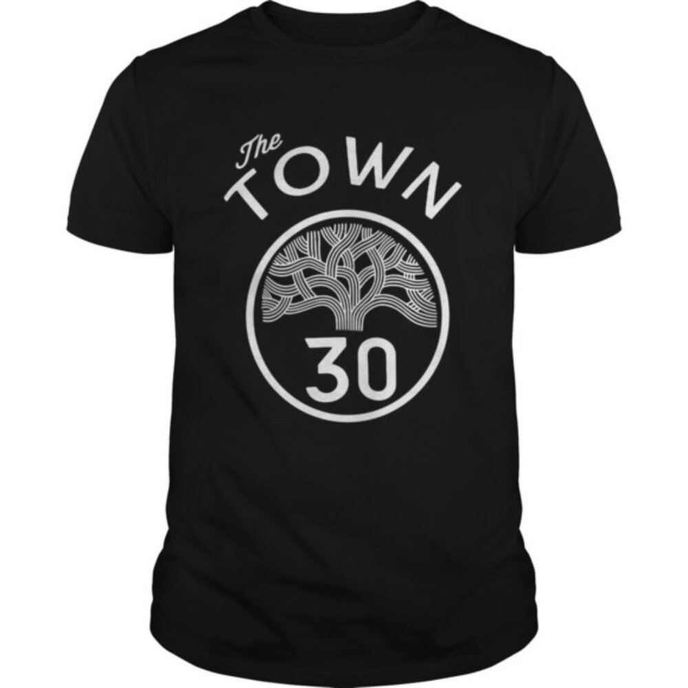 Stephen Curry The Town Blue Golden State Warriors Shirt